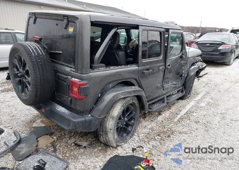 2022 Jeep Wrangler 4Xe Unlimited Sahara 4X4 из США, поврежденный, VIN 1C4JJXP6XNW115486